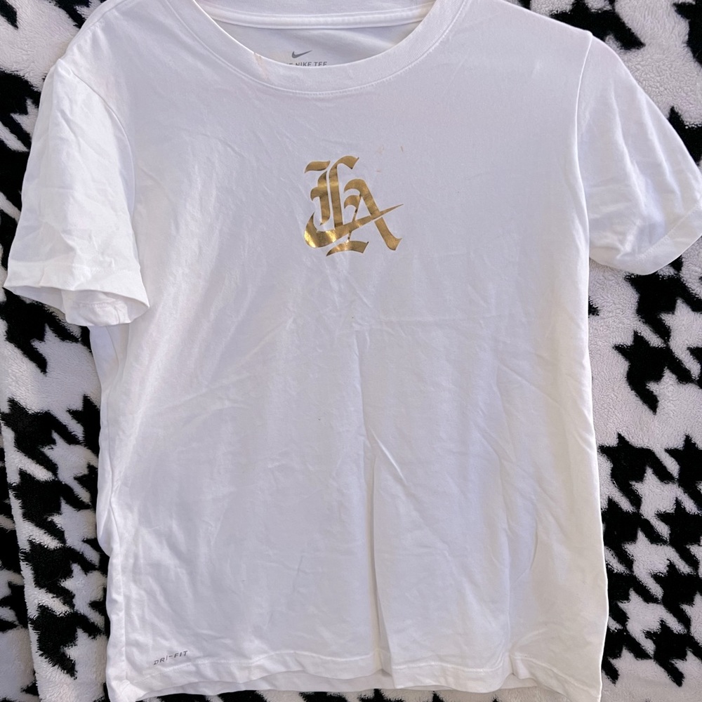 NIKE T-Shirt White LOS ANGELES Logo